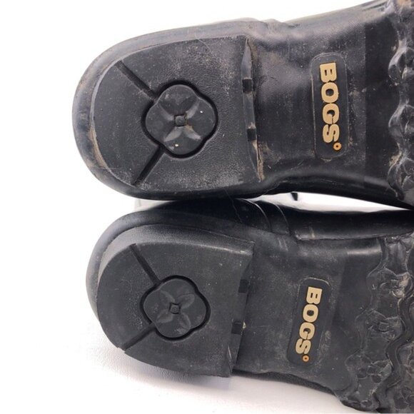 Bogs Alex Solids Black Rubber Rain Boots 7 - Picture 11 of 14
